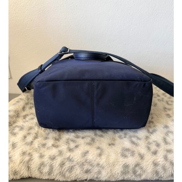 kate spade Navy Nylon Crossbody Satchel with Gold Hardware EUC - Picture 6 of 10
